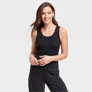 Women’s Ribbed Shrunken Tank